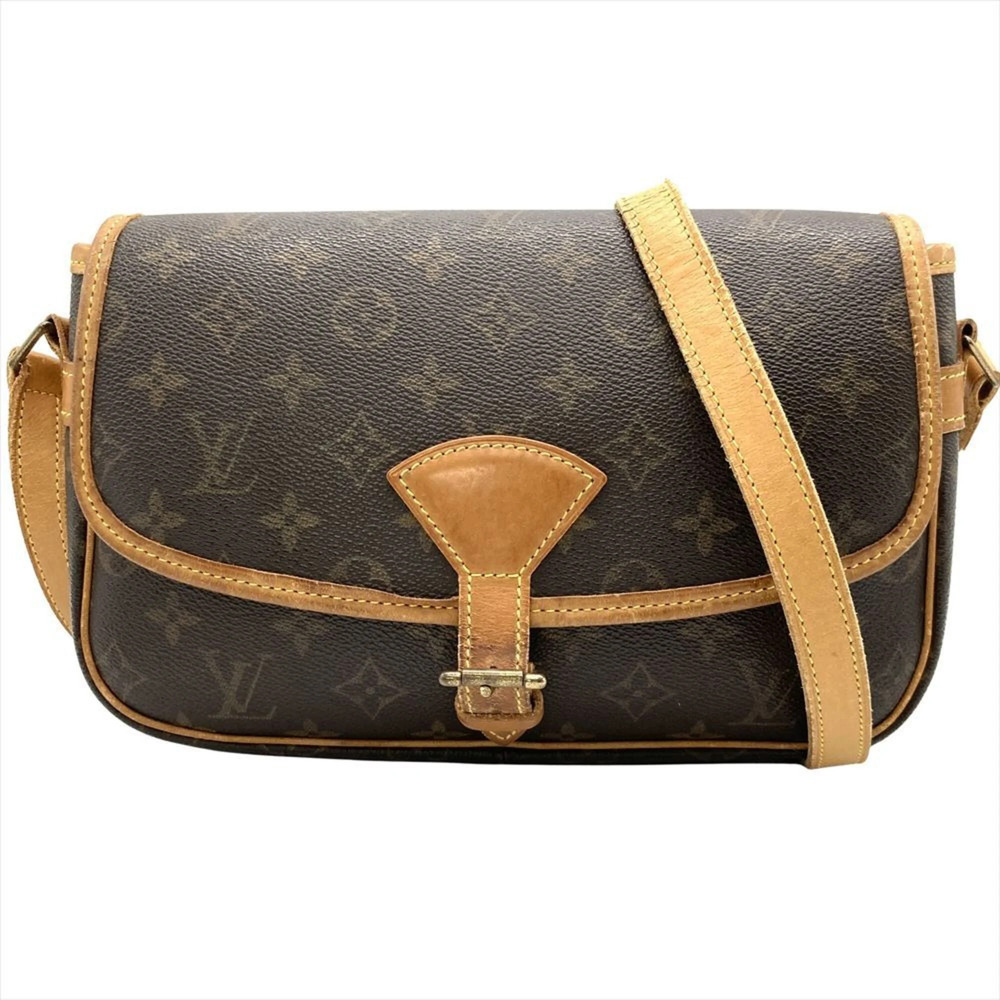 LOUIS VUITTON Authentic Brown Monogram Canvas Shoulder Bag